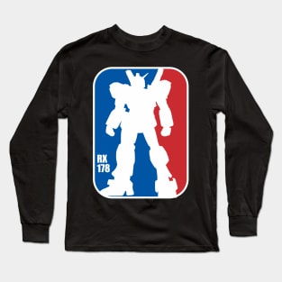 Gundam RX 178 NBA Logo basketball Long Sleeve T-Shirt